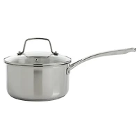 Martha Stewart 10 Piece Stainless Steel Cookware with Glass Lids Set