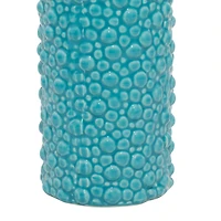 Blue Stoneware Modern Vase Set