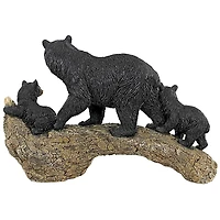 Design Toscano 16" Controlling the Cubs Mother Black Bear Statue