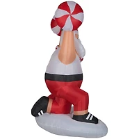 6.5ft. Airblown® Inflatable Santa & Mrs. Claus Workout Scene