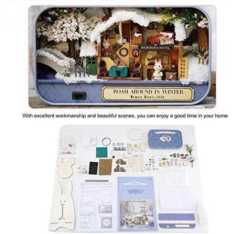 Wizardi Miniature Roombox: Roam Around in Winter