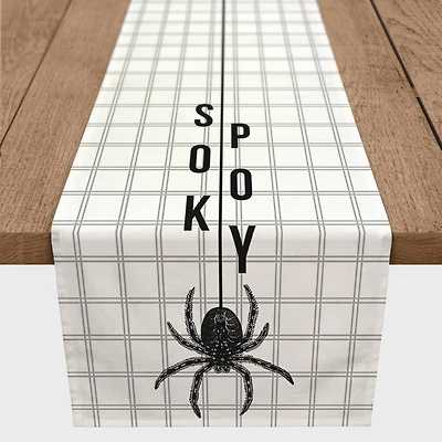 90" Spooky Spider Table Runner