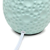 Creekwood Home Essentix 14" Ceramic Teardrop Table Lamp