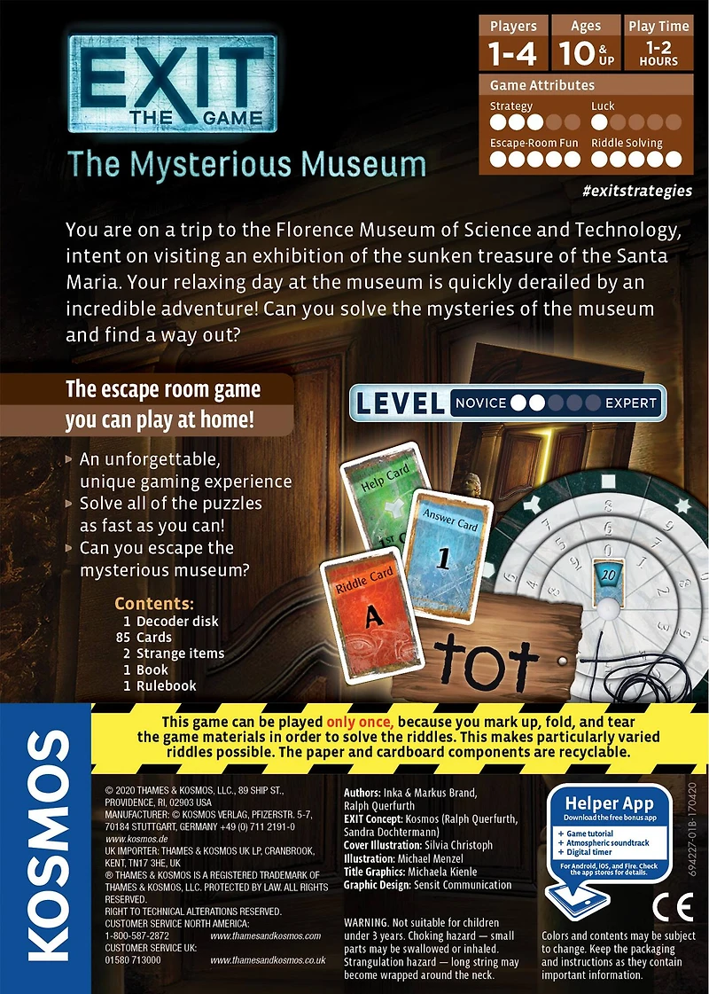 Thames & Kosmos EXIT: The Mysterious Museum Game