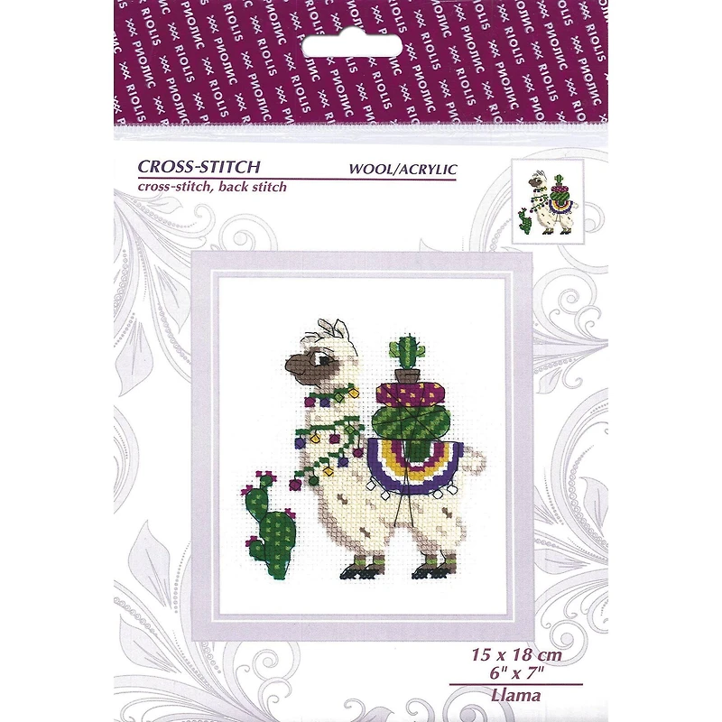 RIOLIS Llama Cross Stitch Kit