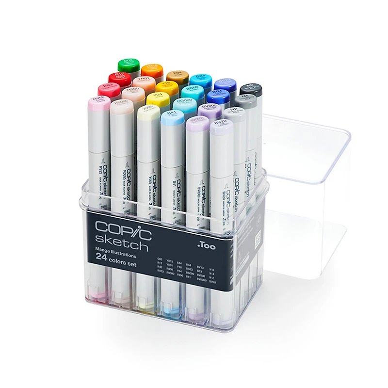 Copic® Sketch 24 Piece Manga Illustration Set