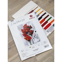 Luca-s The Poppies Counted Cross-Stitch Kit
