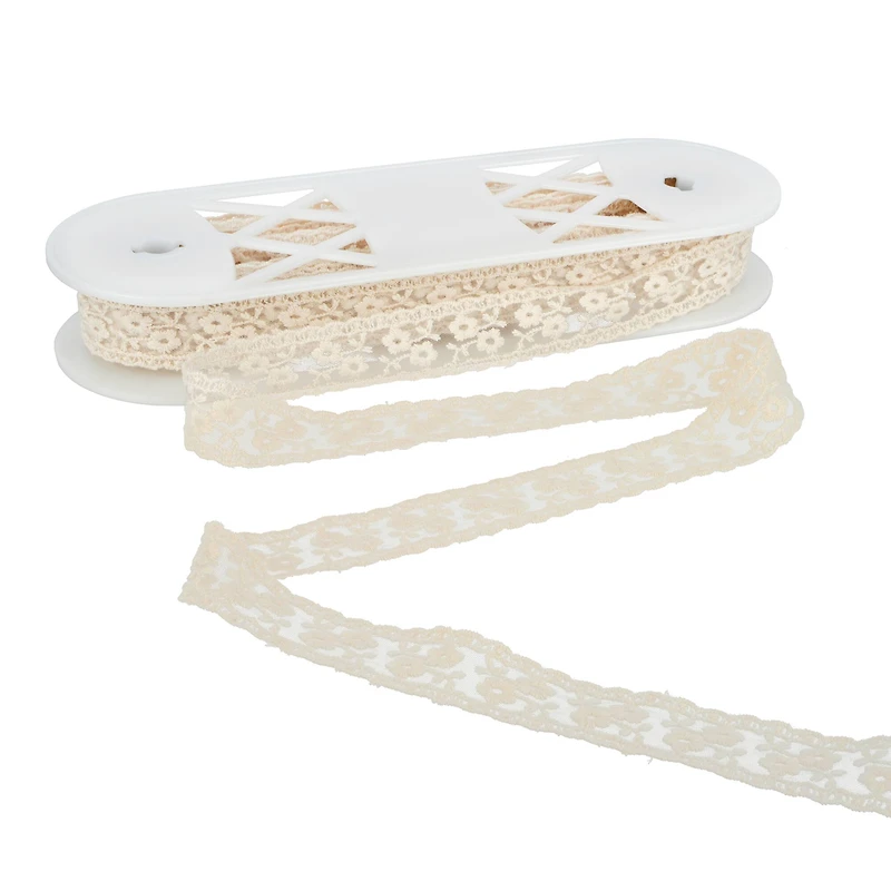 1.2" Ivory Embroidered Lace Trim by Celebrate It®