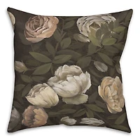 18" Antique Florals Indoor/Outdoor Pillow