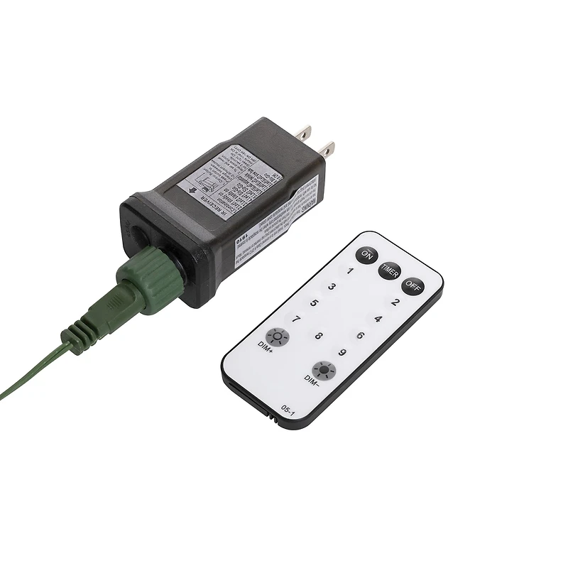 6ft. Pre-Lit Green Fir Artificial Christmas Tree with Warm White LED Lights