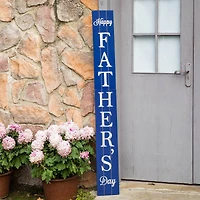 Glitzhome® 5ft. Blue Father's Day Porch Sign