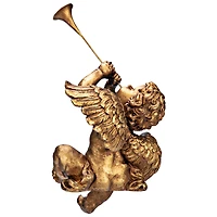 Design Toscano 13.5" Trumpeting Angels of St. Peters Square Boy Statue