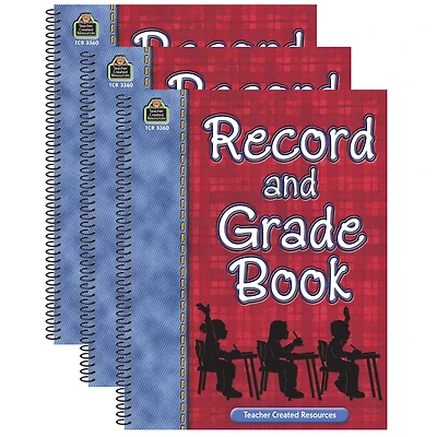 Teacher Created Resources® Record & Grade Books, 3ct.