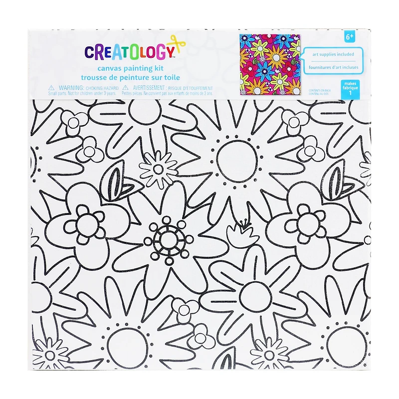 Flowers Canvas Painting Kit by Creatology™