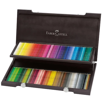 Faber-Castell Albrecht Durer 120 Color Watercolor Pencil Set in Wood Case