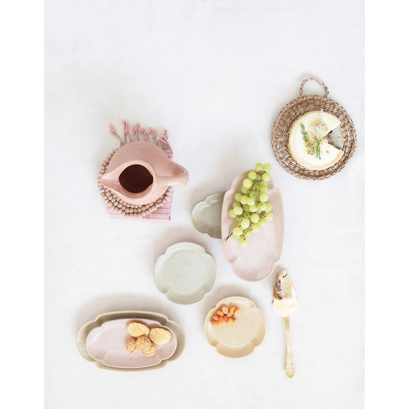 Hello Honey® Tones Handmade Wool Felt Ball Coaster Set