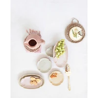 Hello Honey® Tones Handmade Wool Felt Ball Coaster Set