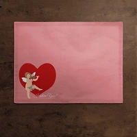 Cupid Heart 14" x 18" Poly Twill Placemat