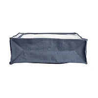 Household Essentials 41" Denim Blue Under the Bed Storage Chest