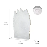 Dodge SRT Hellcat Embossed Shaped Metal Wall Sign