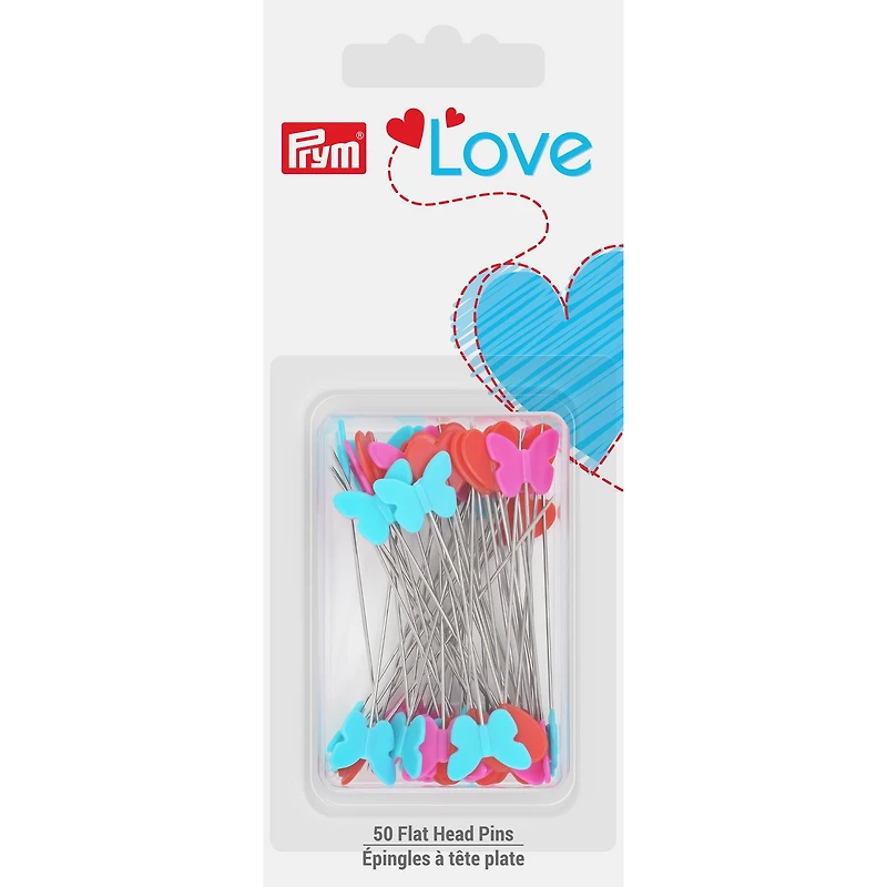 Prym® Love Flat Head Pins, 50ct.