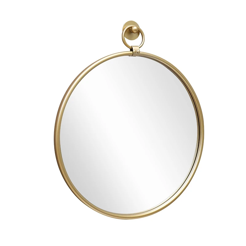 18" Round Wall Mirror in Gold Metal Frame by Ashland®
