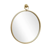 18" Round Wall Mirror in Gold Metal Frame by Ashland®