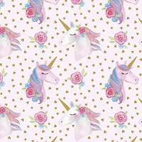 Pink Unicorn Cotton Fabric Bundle by Loops & Threads™