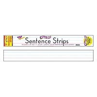 Trend Enterprises® Wipe-Off® White Sentence Strips, 180ft.