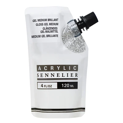 Sennelier Artists' Gloss Gel Acrylic Medium, 120ml
