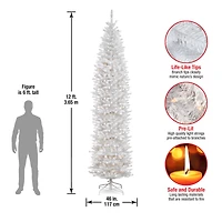 12ft. Pre-Lit Kingswood White Fir Artificial Christmas Tree