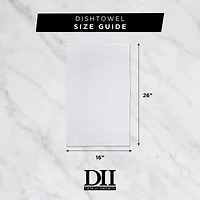 DII® Red Windowpane Terry Dishtowel, 4ct.