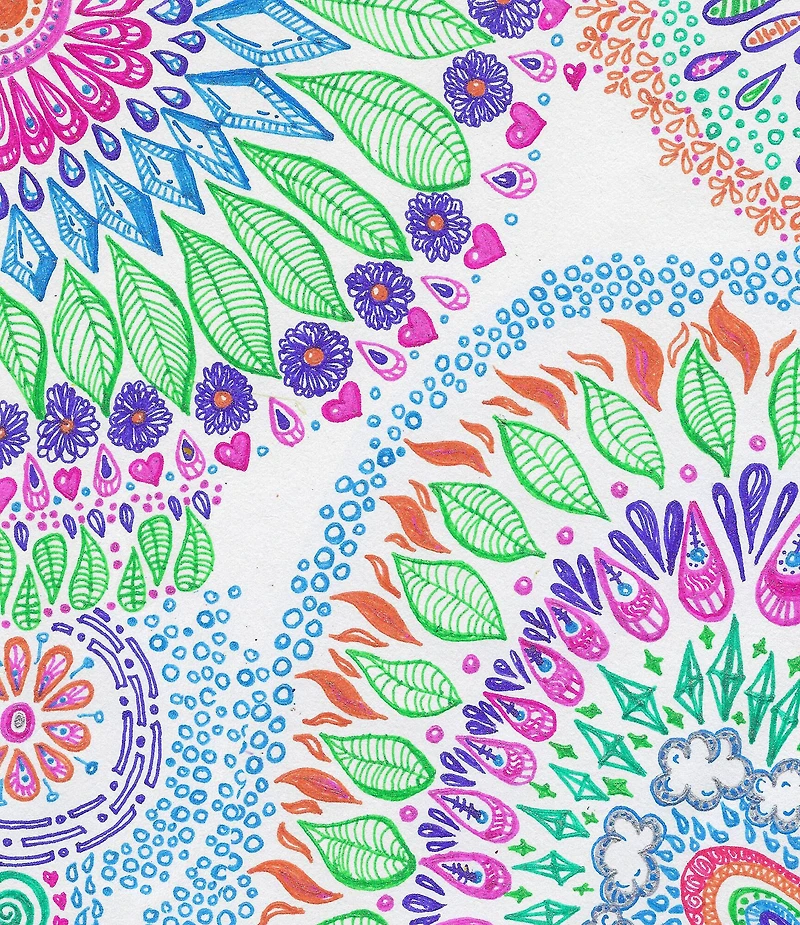 Bright Stripes Gel Pens Travel Art Pack