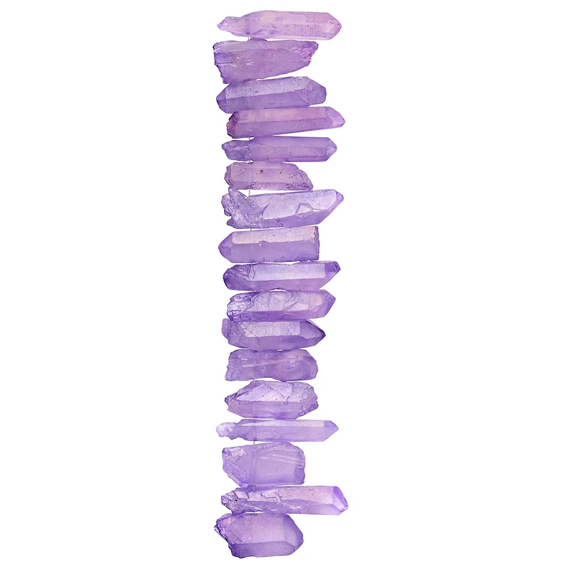 Lavender Aurora Borealis Crystal Stick Beads by Bead Landing™