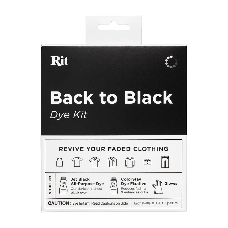 Rit® Back to Black Dye Kit