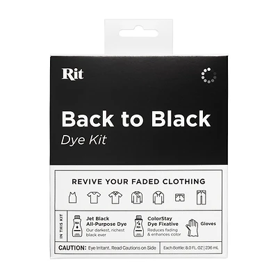 Rit® Back to Black Dye Kit