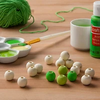 16mm Round Wood Beads, 34ct. by Make Market®