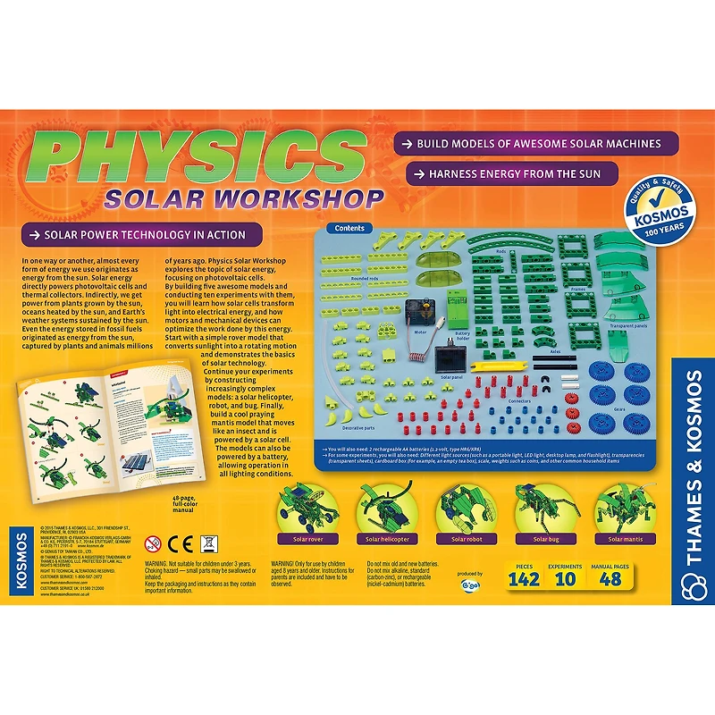 Thames & Kosmos Physics Solar Workshop Experiment Kit