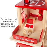 Toy Time Fire Station Playset