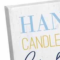 Hanukkah Words and Phrases 16x20 Canvas Wall Art