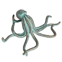 Hello Honey® 12.5" Teal Verdigris Octopus Tabletop Décor