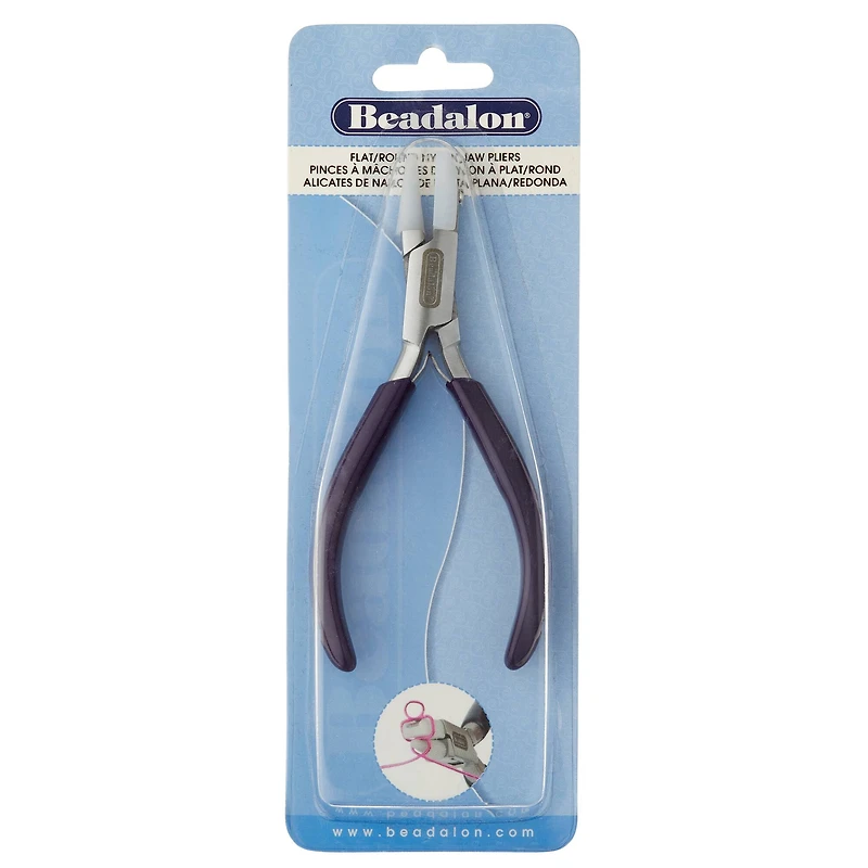 Beadalon® Nylon Jaw Round/Flat Nose Pliers