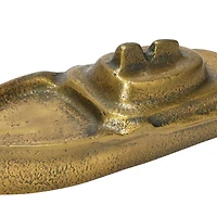 Hello Honey® 9" Antique Gold Finish Cast Aluminum Boat