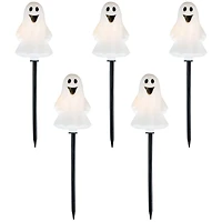 5ct. Ghost Shaped Halloween Pathway Markers