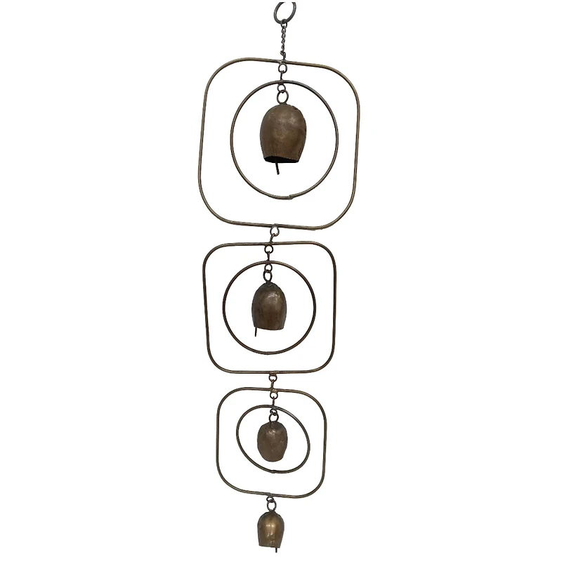 20" Rustic Gold Triple Metal Bells Wall Décor by Ashland®