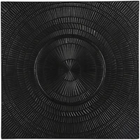 Square Black Starburst Wall Décor