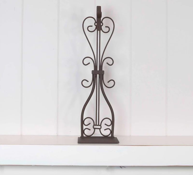 Village Lighting Elegant Adjustable Fireplace Mantle Wreath Hanger