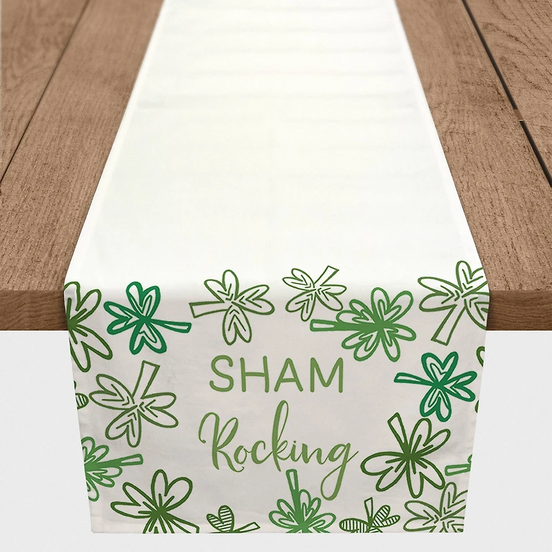 Sham Rocking Poly Twill Table Runner