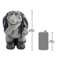 Design Toscano Pondering Sylvester, the Cynical Gnome Troll Statue