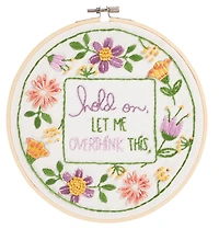 8" Overthink Embroidery Kit by Loops & Threads®